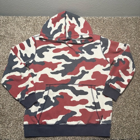 Tommy Hilfiger Boy’s Large Camouflage Hoodie - Picture 2 of 13